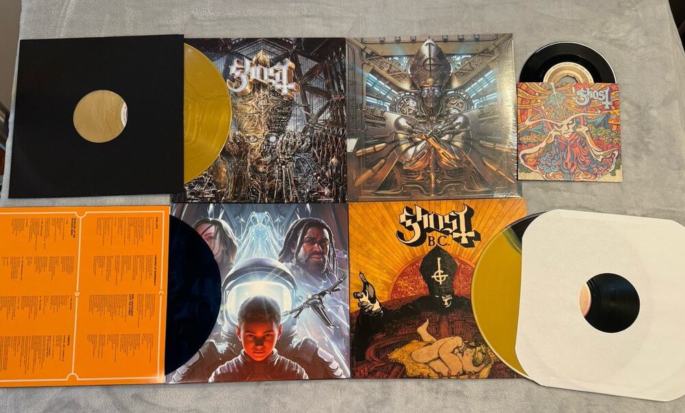 Lot LP Vinyl Record Colored Ghost Infestissumam & Imperia Coheed Cambria Vaxis